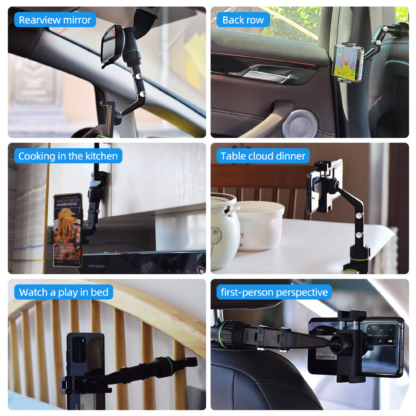 Soporte Celular Holder Espejo Retrovisor