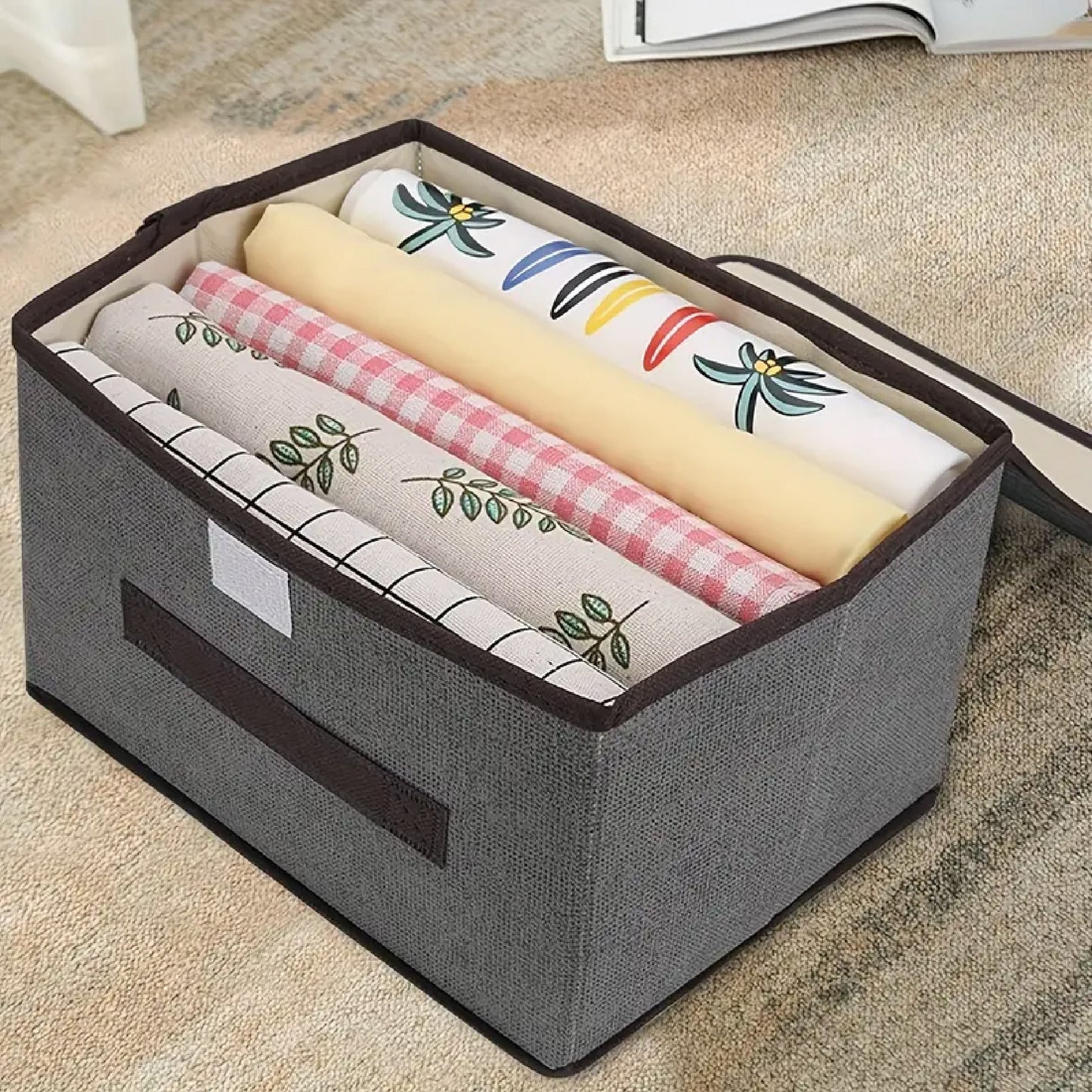 Caja Organizador Con Tapa Plegable X3