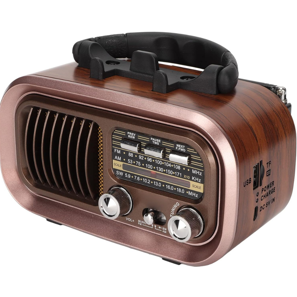Radio Retro Fm Am Sw Bluetooth rv-109bt