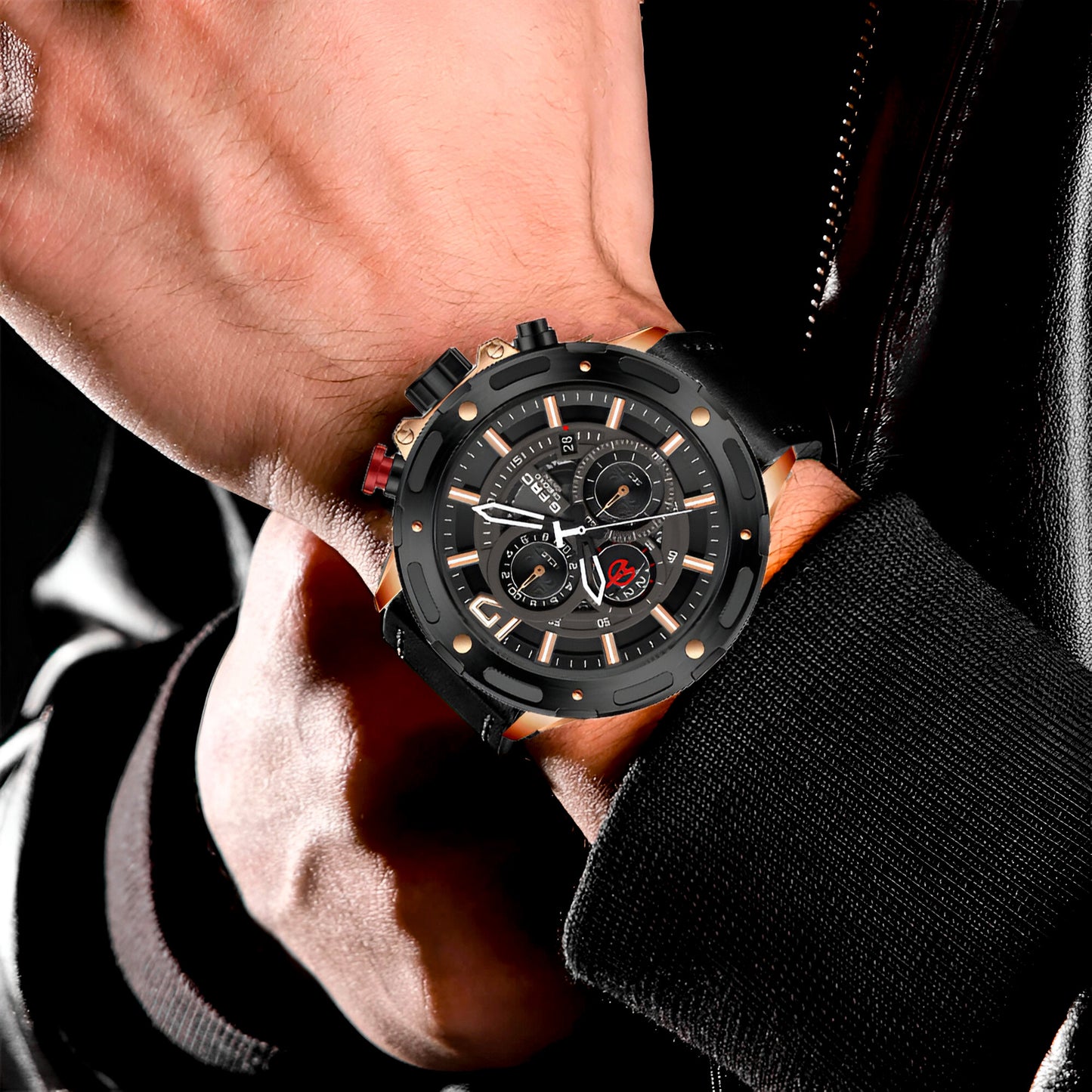 Reloj G-force H3639g Cronografo Funciona