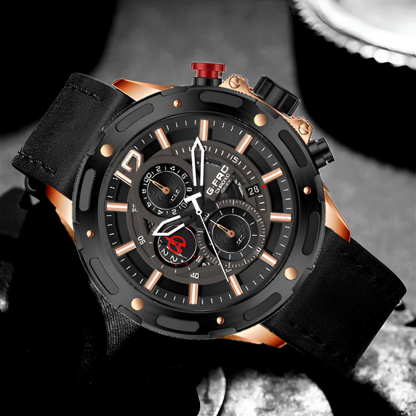 Reloj G-force H3639g Cronografo Funciona