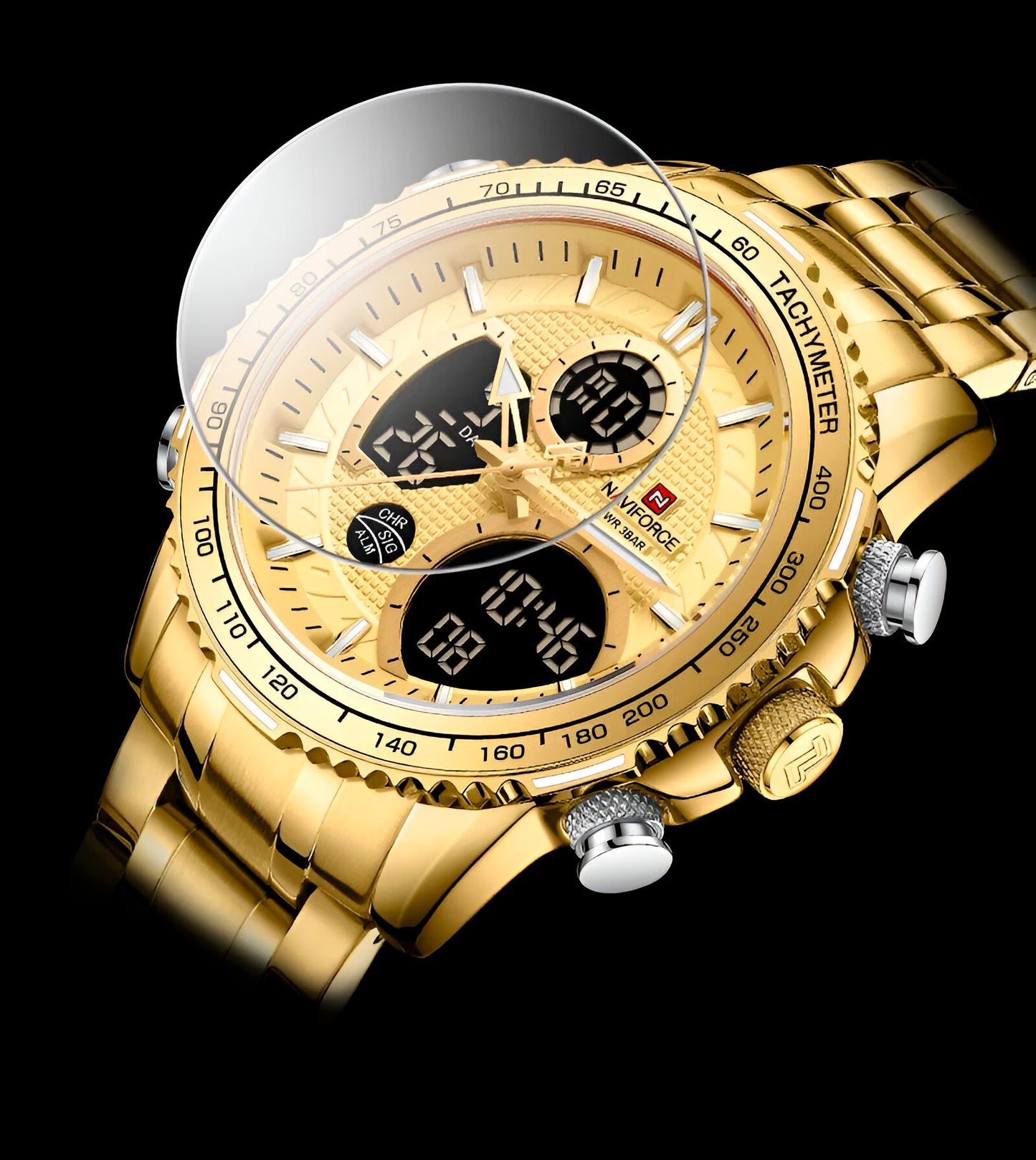 Reloj Naviforce Casual Nf9182 Crono Homb