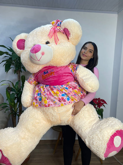 Osa de peluche con vestido Gigante 200cm
