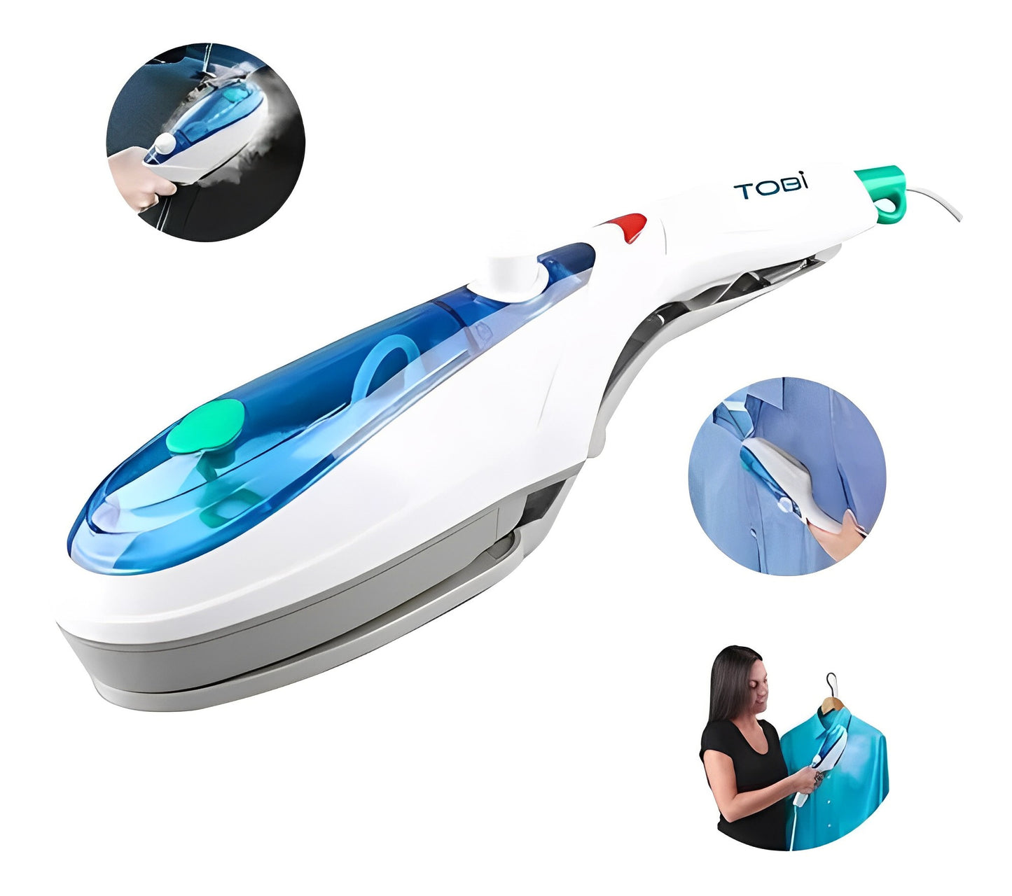 Plancha A Vapor De Ropa Portatil Viajera