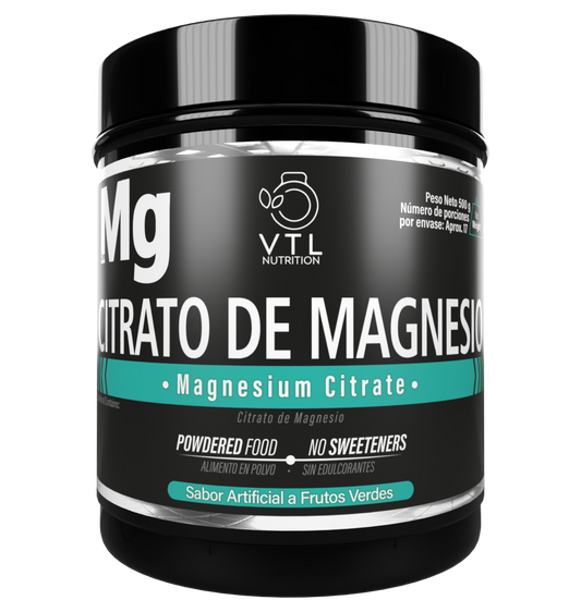Citrato de magnesio en polvo