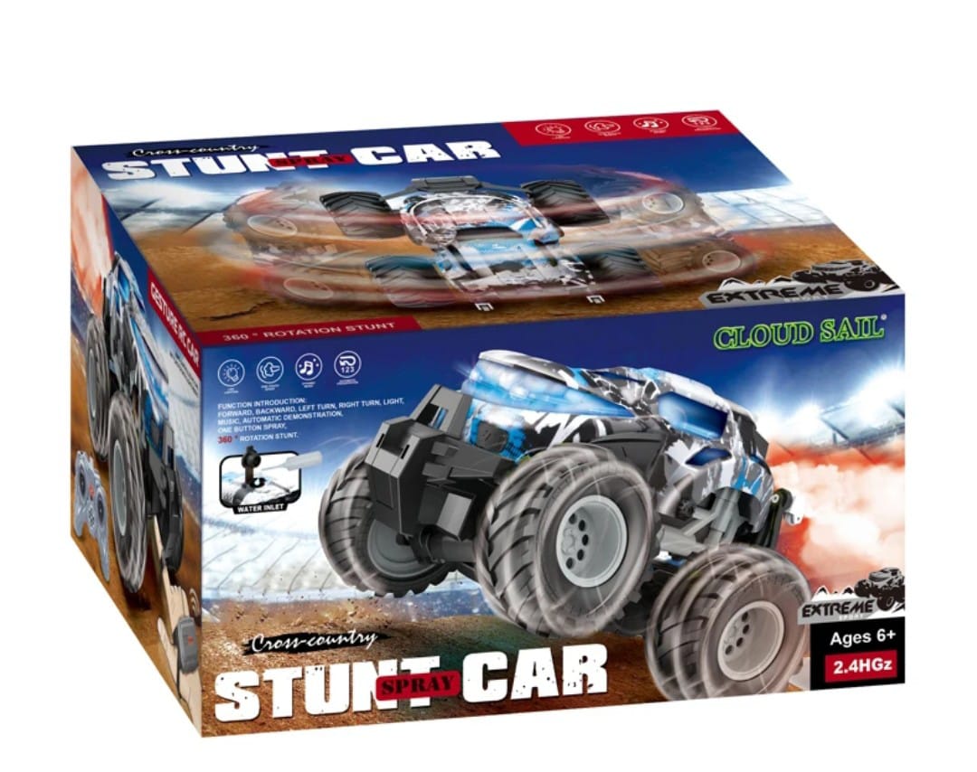 Monster Shark Rc Dual 360 Extremo Escala