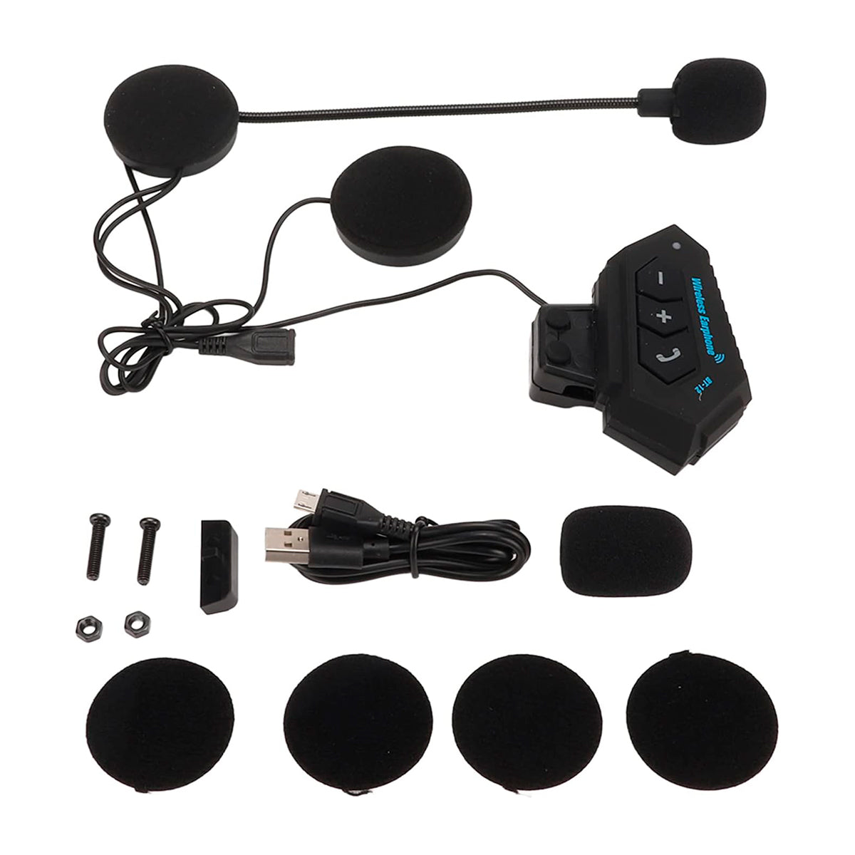 Intercomunicador Casco Moto BT-12