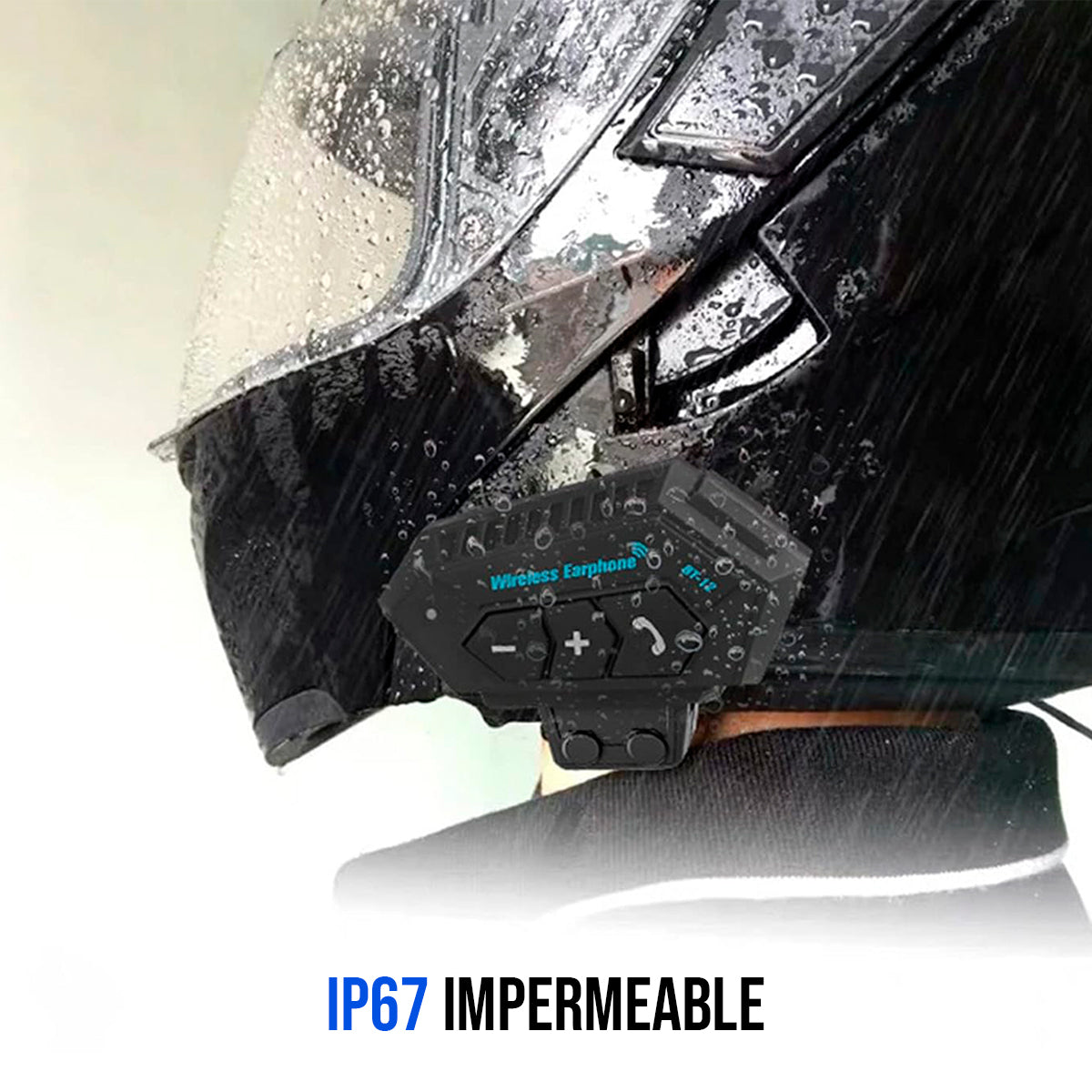 Intercomunicador Casco Moto BT-12