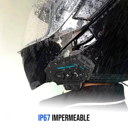 Intercomunicador Casco Moto BT-12