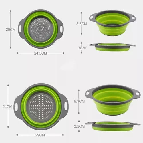 Colador Escurridor Plegable x 2