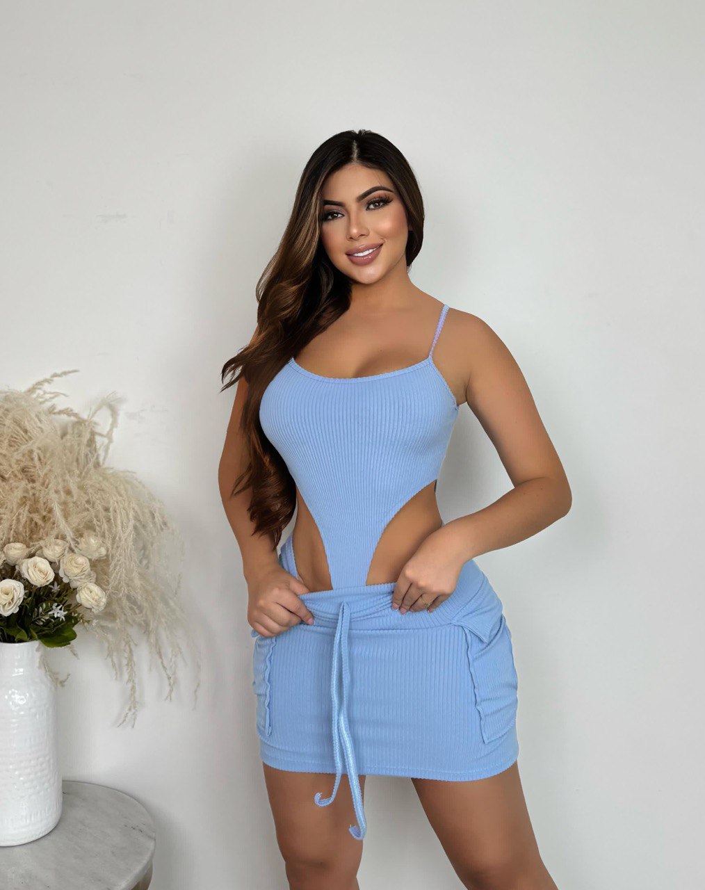 Conjunto 2 prenda Body y falda Estrella