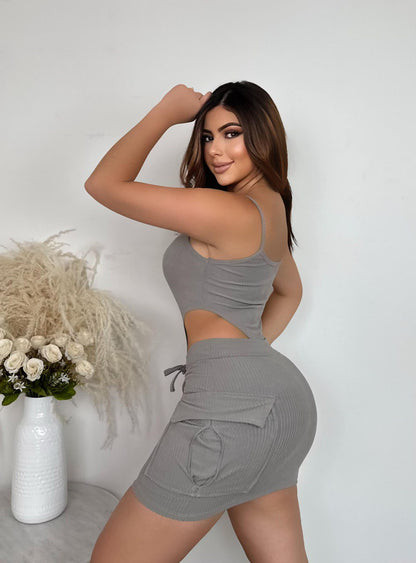 Conjunto 2 prenda Body y falda Estrella