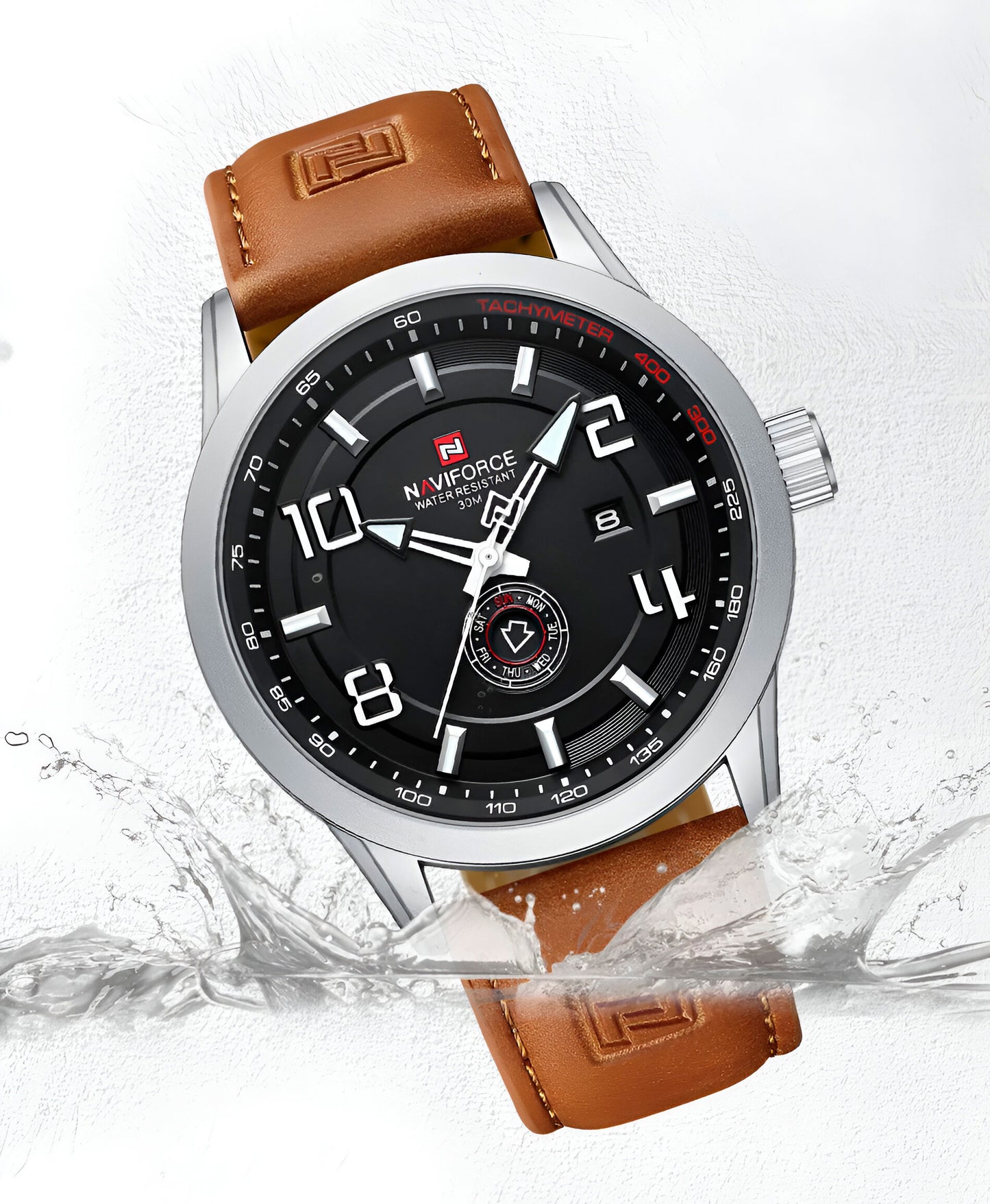 Reloj Naviforce Casual Nf9229 Cuero Homb