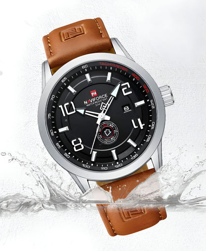 Reloj Naviforce Casual Nf9229 Cuero Homb