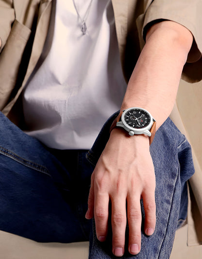 Reloj Naviforce Casual Nf9229 Cuero Homb
