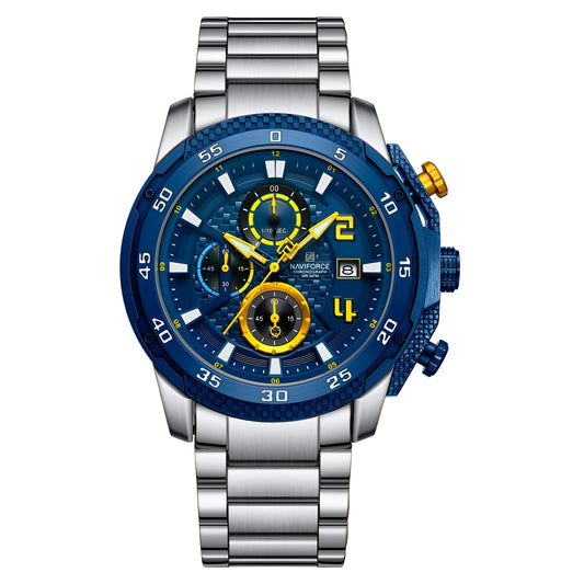 Reloj Naviforce Casual Nf8047s Crono Hom