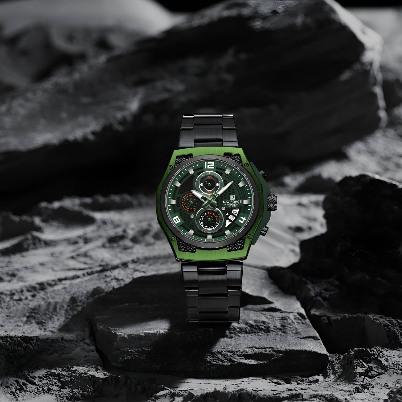 Reloj Naviforce Casual Nf8051s Crono Hom