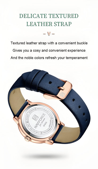 Reloj Naviforce Casual Nf5036 Mujer Cuer