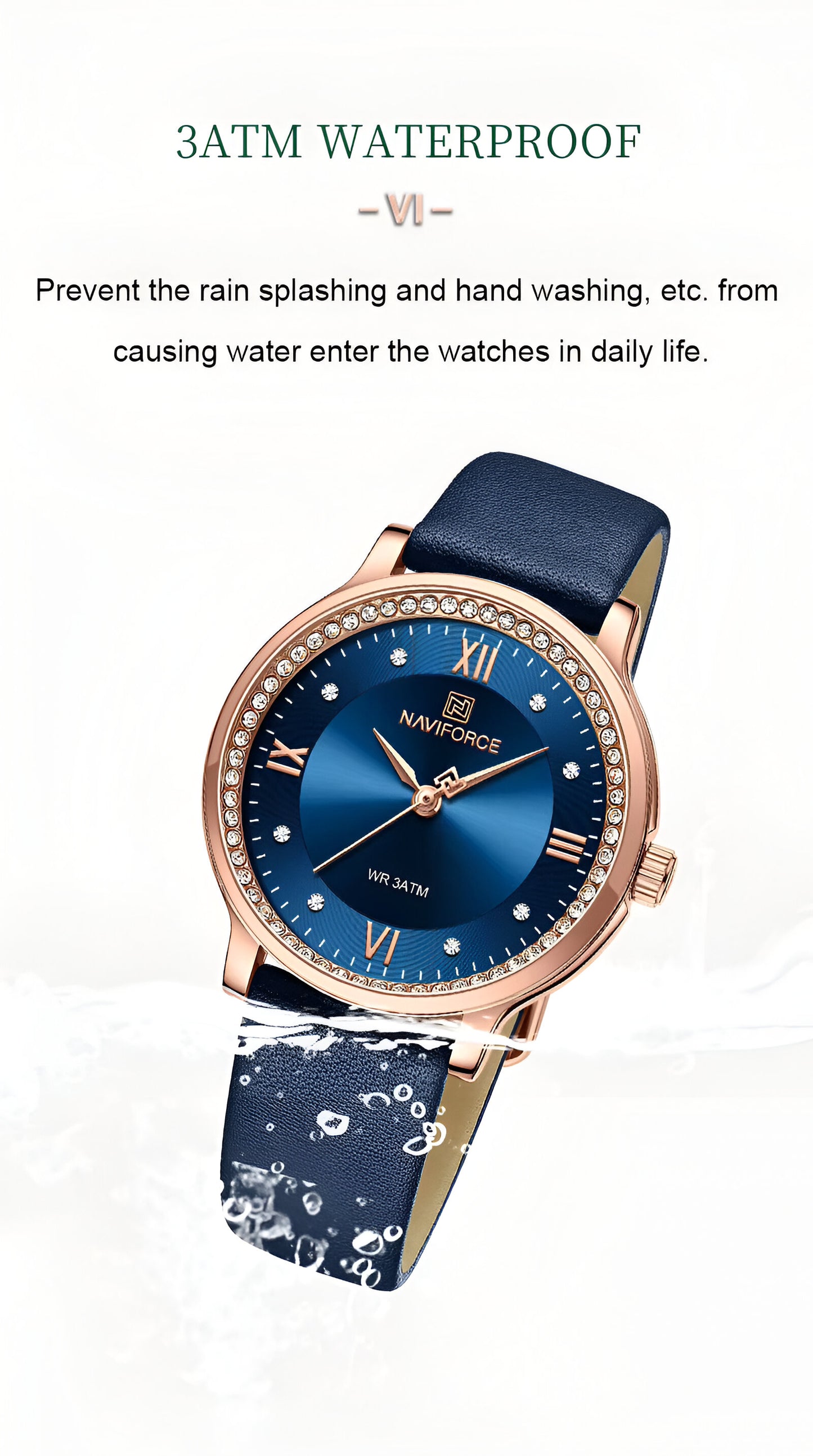 Reloj Naviforce Casual Nf5036 Mujer Cuer
