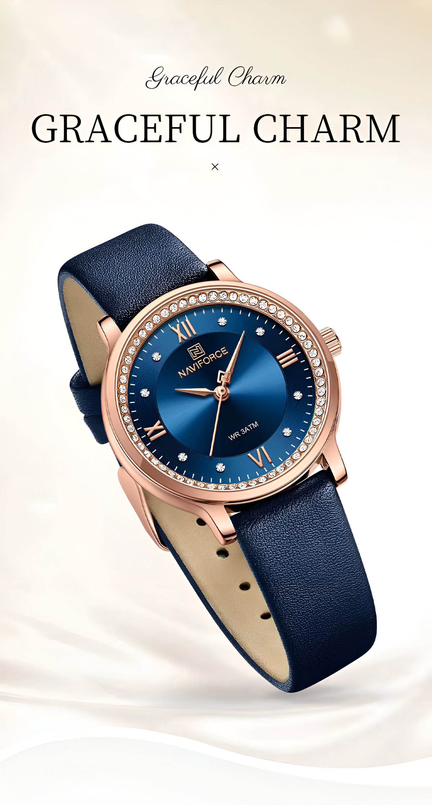 Reloj Naviforce Casual Nf5036 Mujer Cuer