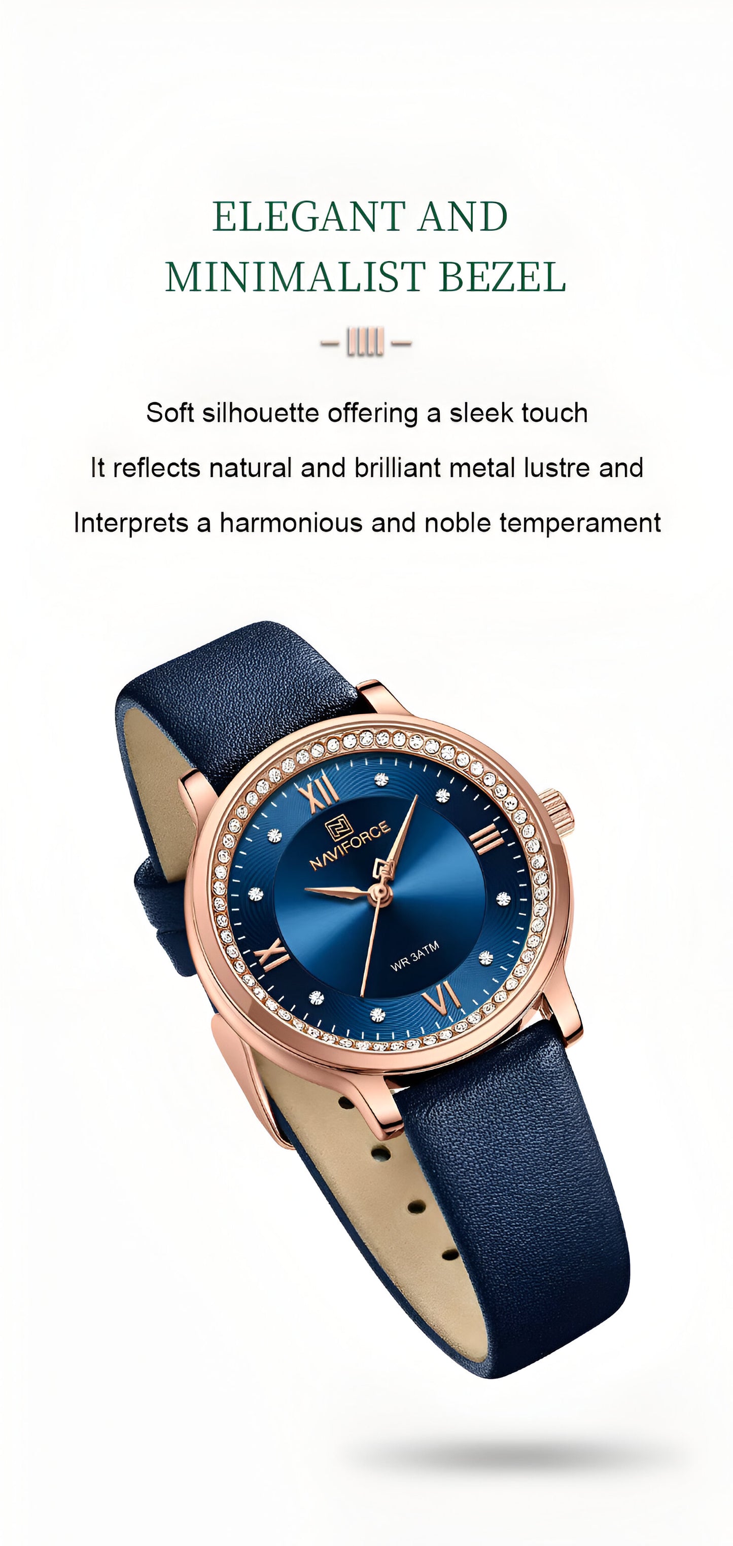 Reloj Naviforce Casual Nf5036 Mujer Cuer