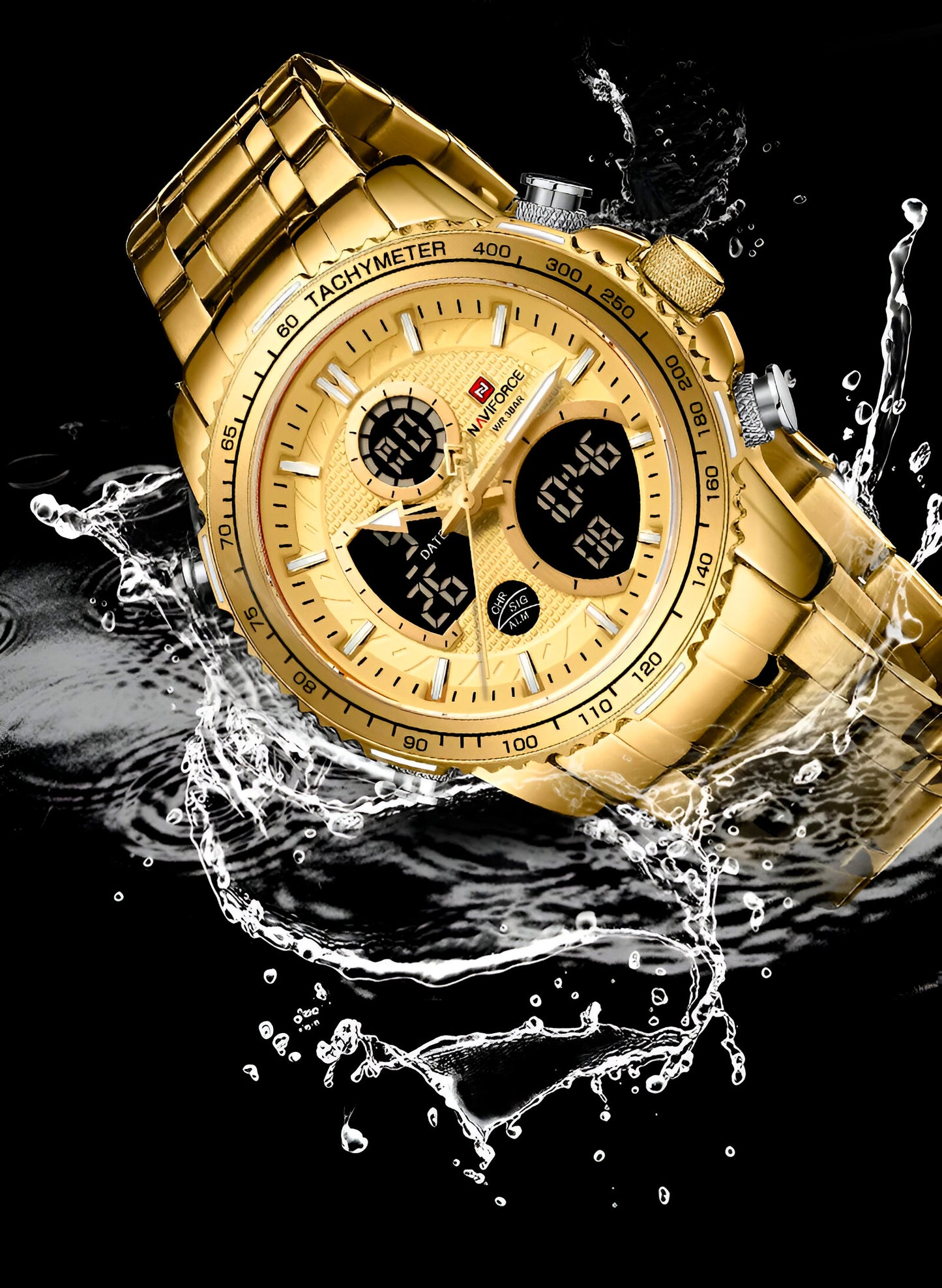 Reloj Naviforce Casual Nf9182 Crono Homb