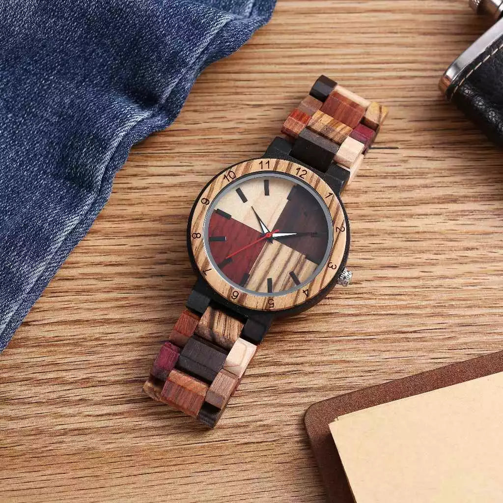 RELOJ JOEFOX BAMBU ESTUCHE MADERA