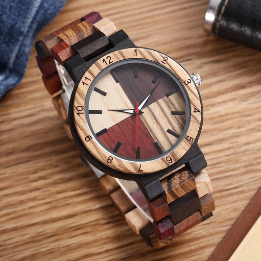 RELOJ JOEFOX BAMBU ESTUCHE MADERA